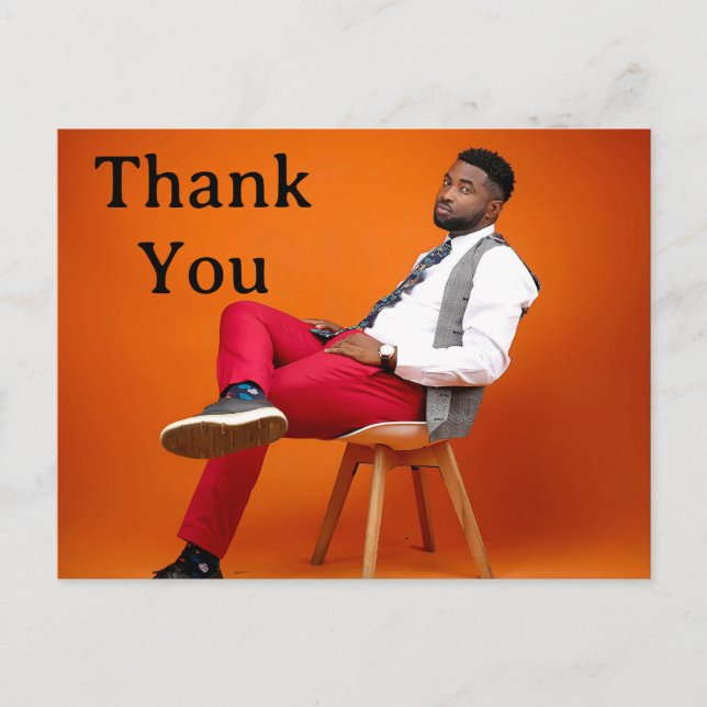 Tack för examensfoto vykort (Framsida)