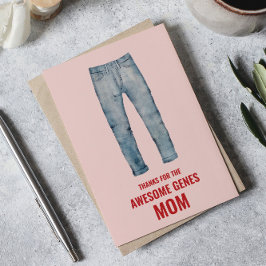 Tack för Fantastisk Genes Mamma Mors dag Kort