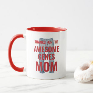 Tack för Fantastisk Genes Mamma Mors dag Mugg
