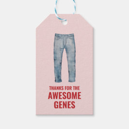 Tack för Fantastisk Genes Mamma Mors dag Presentetikett