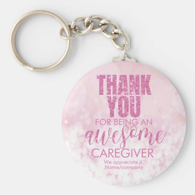 Tack för fantastisk-medhjälpare nyckelring (Framsidan)