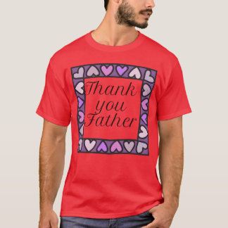 Tack för far-familjen t shirt