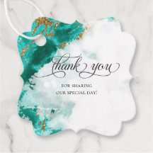 TACK FÖR FAVORITMÄRKNING |  Turkos Vattenfärgsgeod