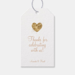 Tack för firandet med USA Guld Gnistra Presentetikett