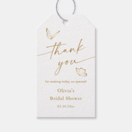 Tack för fjäril-Möhippa Presentetikett