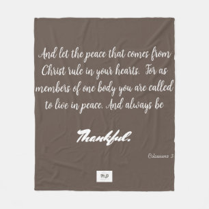 Tack för Fleece Blanket