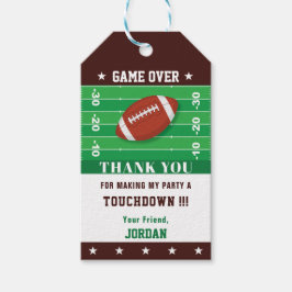 Tack för Födelsedagsfest av fotboll Presentetikett