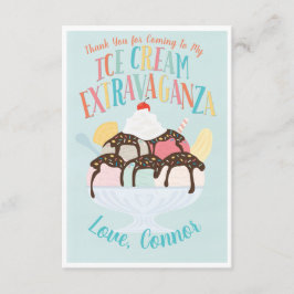 Tack för Födelsedagsfest av isCream Extravaganza Inbjudningar
