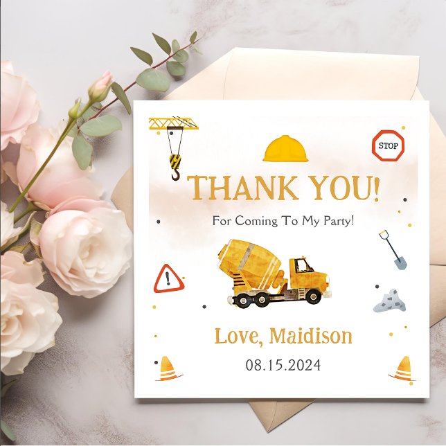 Tack för Födelsedagsfest Pappersservett (Skapare uppladdad)