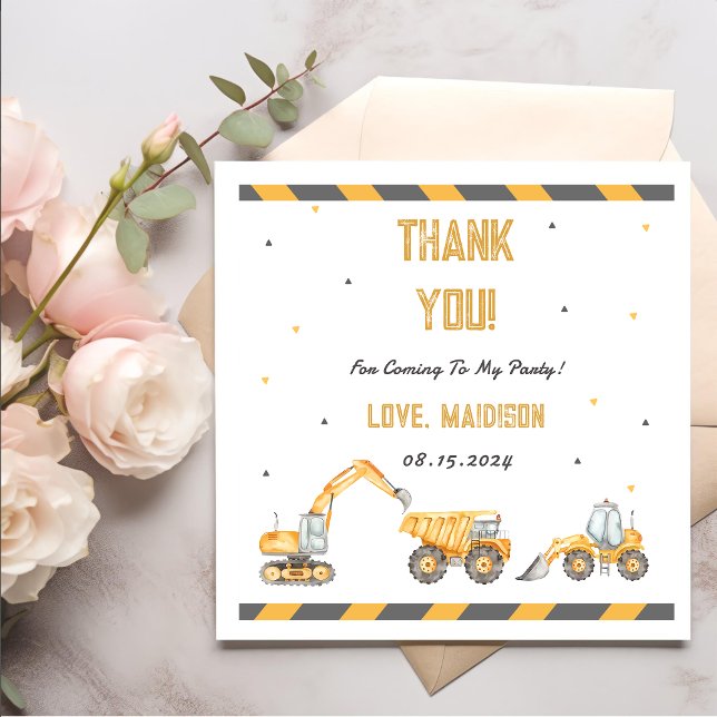 Tack för Födelsedagsfest Pappersservett (Skapare uppladdad)