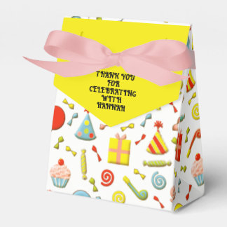 Tack för födelsedagsfest presentaskar