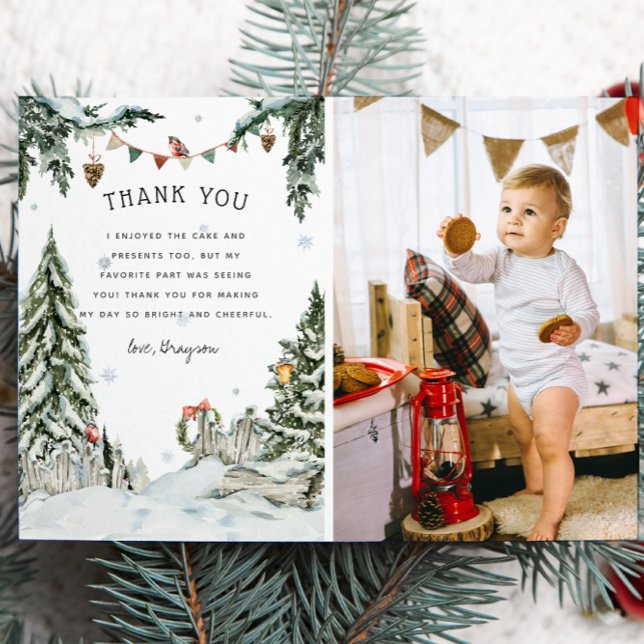 Tack för födelsedagsfirande i den förtrollade vint kort (Skapare uppladdad)