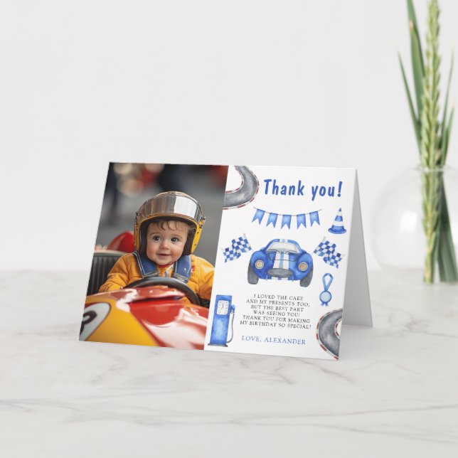 Tack för födelsedagsfirandet för första födelsedag (Framsida)