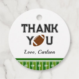 Tack för fotboll Födelsedagsfest Gåvor Etiketter