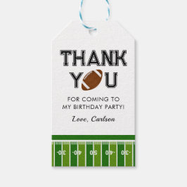 Tack för fotboll Födelsedagsfest Presentetikett