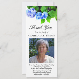 Tack för fotoavgivande av Blommigt med blå vattenf