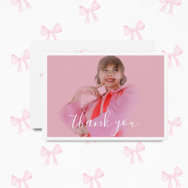 Tack för fotokokvetsljus anteckningskort (Skapare uppladdad)