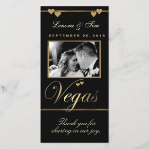Tack för fotokortet i Vegas Kort