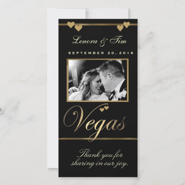Tack för fotokortet i Vegas Kort (Framsida)