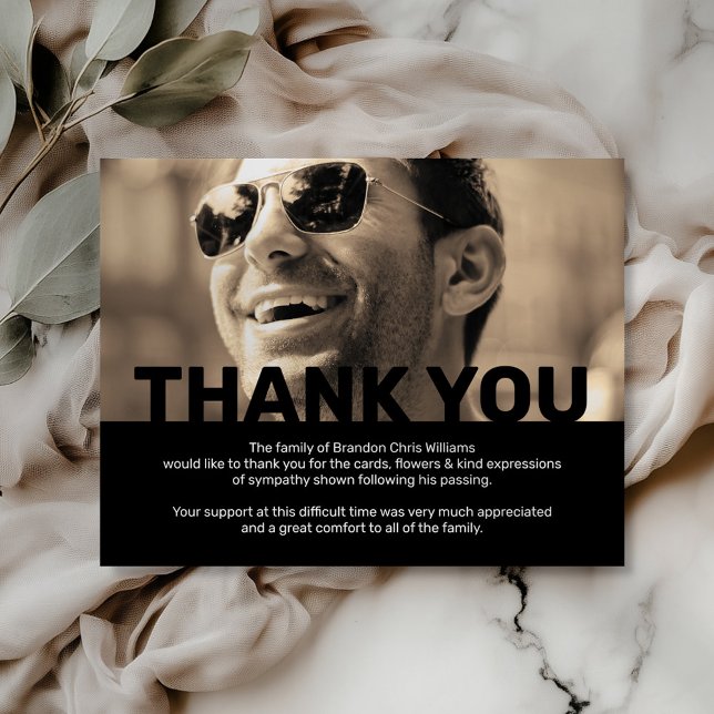 Tack för fotominnesfunktion kort (Skapare uppladdad)