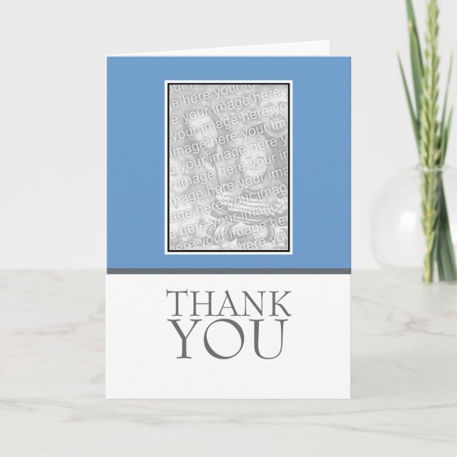 Tack för fotot kort (Framsida)