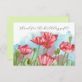 Tack för gåvor från födelsedagen