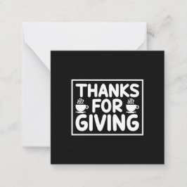 Tack för Ge kaffekonst Anteckningskort