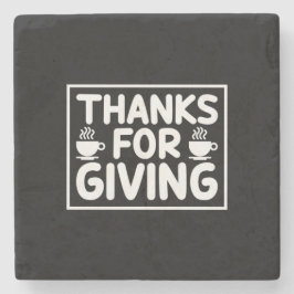 Tack för Ge kaffekonst Stenunderlägg