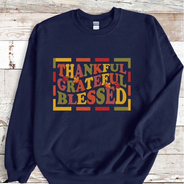 Tack för Ge tacksamhet, tacksamhet, väldig design Lång Ärmad Tröja (Skapare uppladdad)