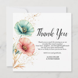 Tack för Genderna elegant Watercolor