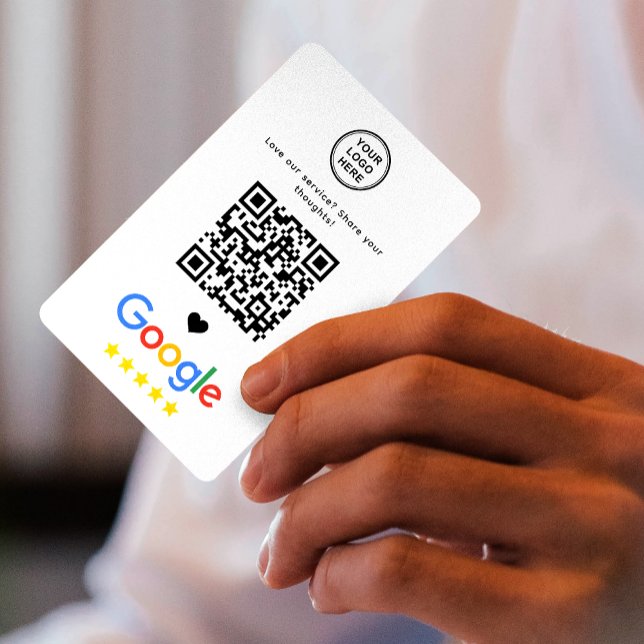 Tack för Google Review QR-kod Visitkort (Skapare uppladdad)