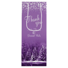 Tack för gräs träd lila bröllop 