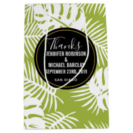 Tack för grönt Handflatan Löv Jungle Mönster Bröll