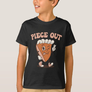 Tack för Groovy tacksamt Pumpkin Paj Retro Biet T Shirt