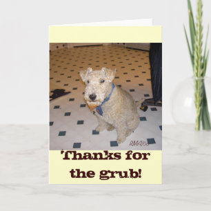 Tack för Grub! Kort