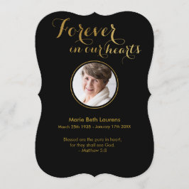 Tack för Guld-skriptsympati - ditt kort med P