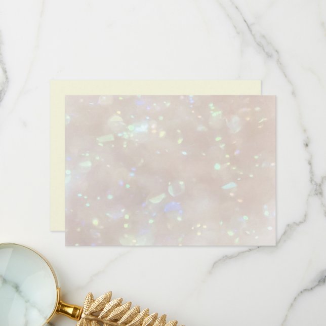 Tack för gulten Opal design och blek (Fram/Back In Situ)