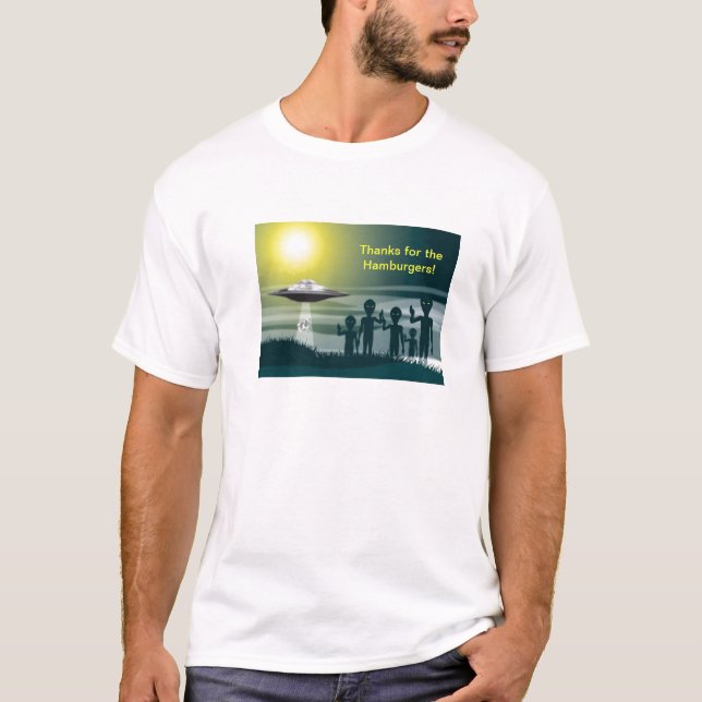 Tack för hamburgarna t-shirt (Framsida)