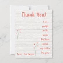 Tack för händer, handsjuvelerarens presentkort