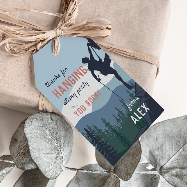 Tack för Hanging | Klimatdagseftergift i Sten Presentetikett (Skapare uppladdad)