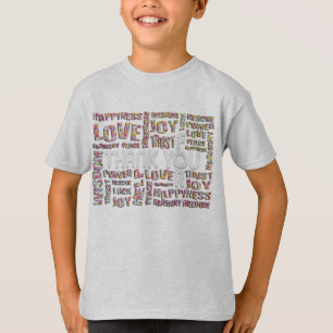 Tack för ... Hjärter T-shirt