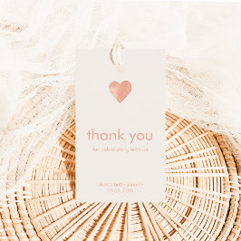 Tack för hjärtstillestånd med vår Märkre Presentetikett