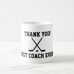 Tack för hockeytränkaffe mugg