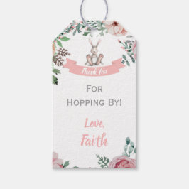 Tack för Hopping by Gift-Märkre Presentetikett