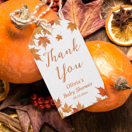 Tack för höst-barnkal (eller "Tack för födelsedags Presentetikett