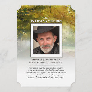 Tack för höstens minnesstund - kanske Dikt