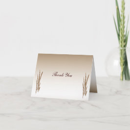 Tack för höstskördbröllop kort