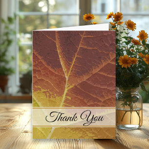 Tack för höstsympati kort