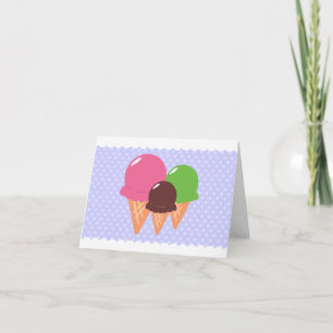 Tack för Ice Cream-kortet Kort