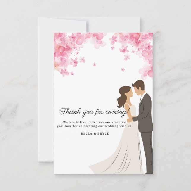 Tack för inkommande inbjudningskort (Framsida)